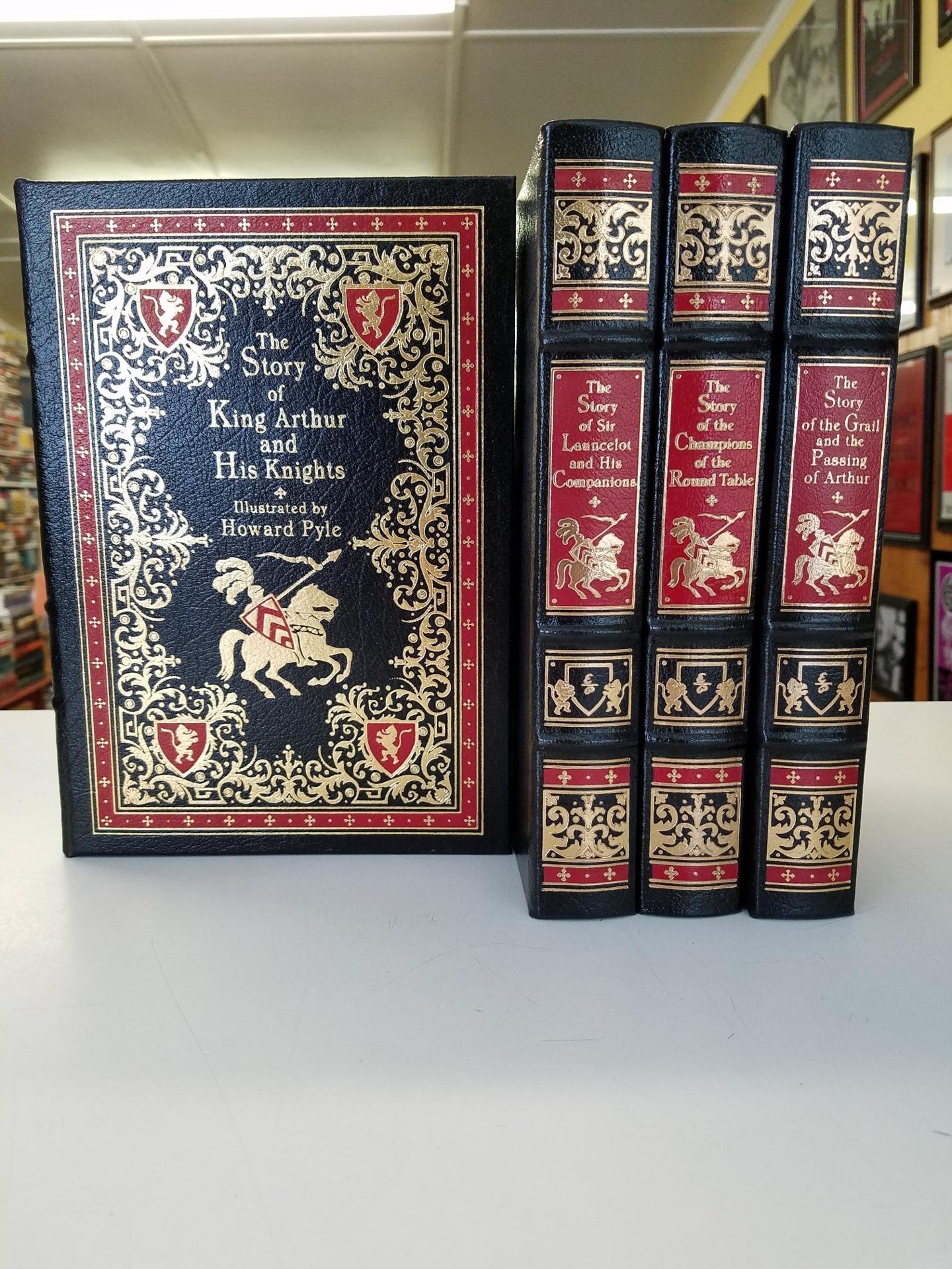 Leather-bound gilt sets