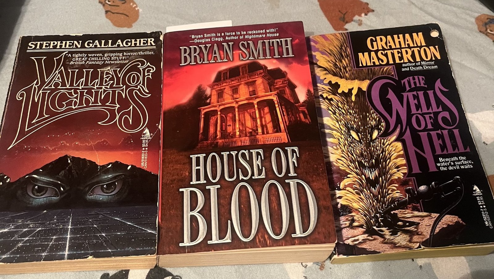 Vintage horror paperbacks